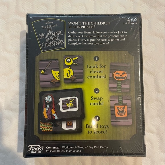 The Nightmare Before Christmas Making Christmas Card Game Funko Brand Family - Picture 3 of 6